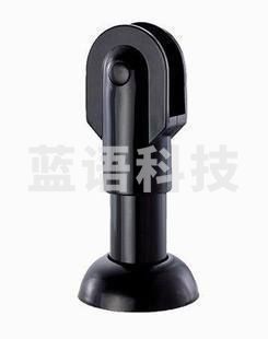 巨联（JULIAN）公共卫生间隔断无配件 黑色尼龙塑料支撑脚 厕所底座 隔断支架