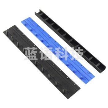 打孔机 装订夹条单支装 胶条颜色随机 通用十孔装订夹条  12.5mm