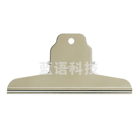 得力（deli）山形铁票夹 9531 不锈钢夹子 145mm/4只