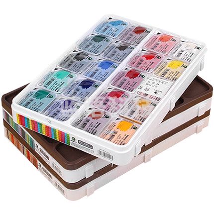 马利  果冻水粉颜料盒套装  20色 广告画颜料