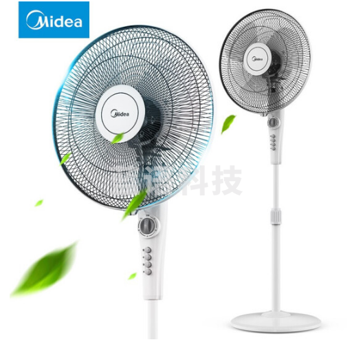 美的 FSA40YE 三叶落地扇/电风扇/摇头俯仰升降