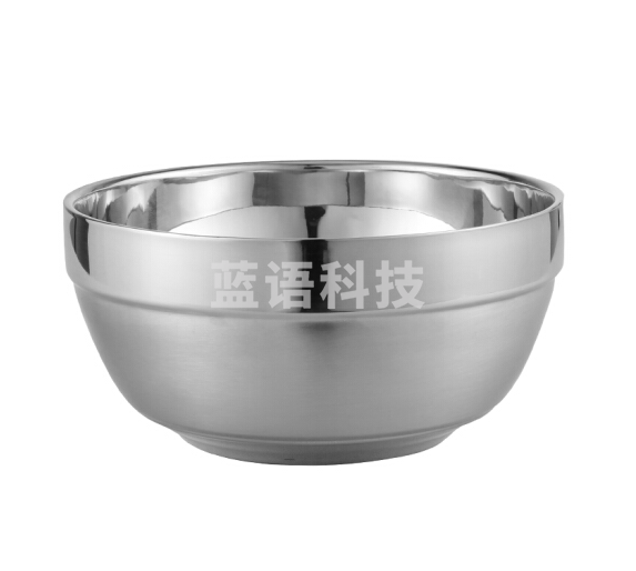 12CM双层不锈钢焊边碗，十个一组