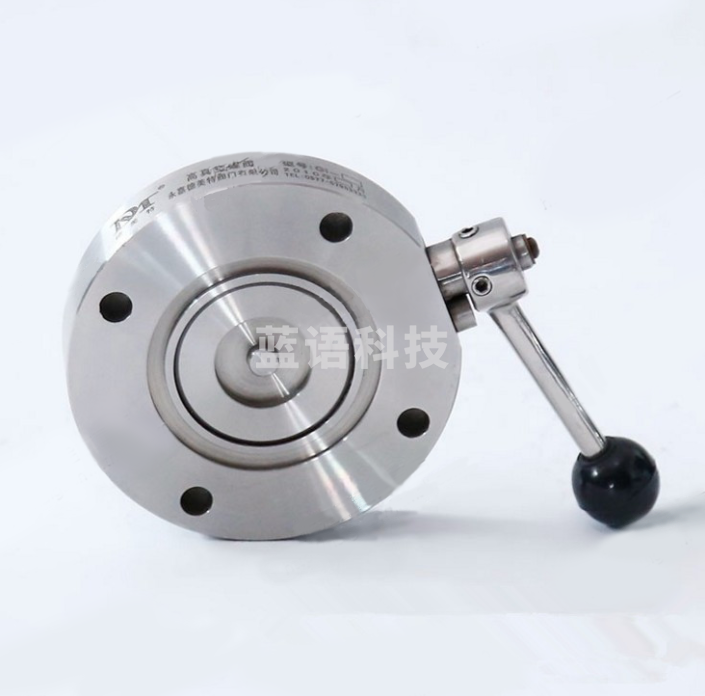 GI型高真空蝶阀 手动对夹真空蝶阀 密封圈夹紧式阀门 DN40