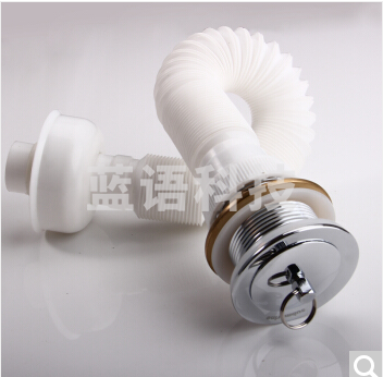 拖把池下水器墩布池套餐洗衣池下水管下水配件套装 内径6-7.5cm可安装下水器套装