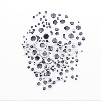 动物眼睛配件儿童手工材料动物眼睛1cm配件diy 100个/包