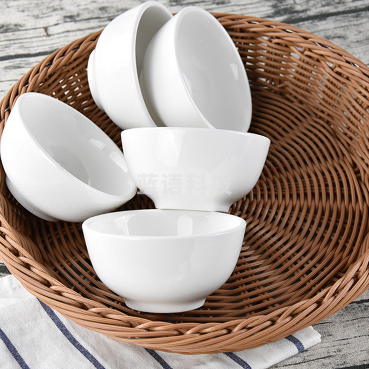 白瓷碗  米饭碗 5寸