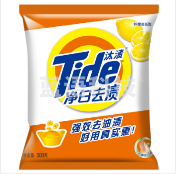 汰渍 508g 净白去渍洗衣粉柠檬清香（12袋/件  ）单包价格