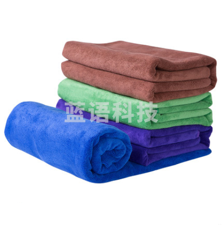 巨联 家用除污毛巾 吸水抹布 擦车毛巾 加厚款70*140 cm  1条/盒