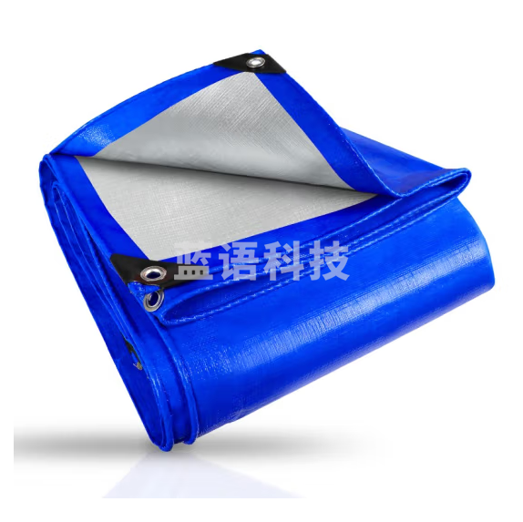 苫布10*12米蓝银布防雨布防晒苫布遮挡篷布