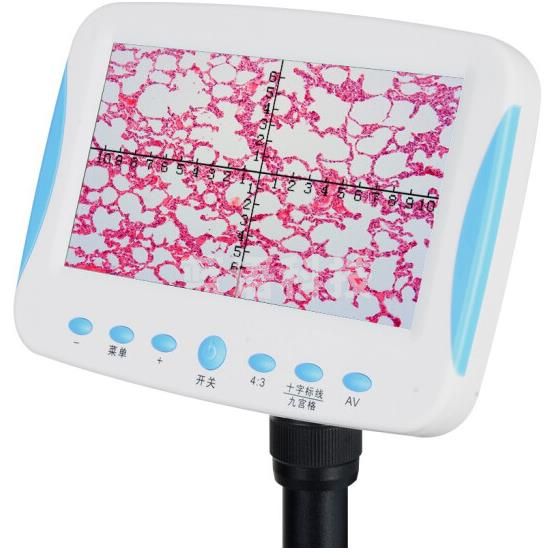 萨伽（SAGA） 双目光学专业生物显微镜7寸显示屏