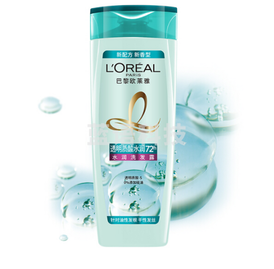 欧莱雅 透明质酸水润去屑洗发露 400ml (倍爽)