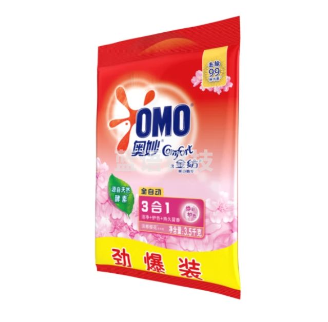 奥妙洗衣粉3.5kg含金纺馨香全自动洗衣粉