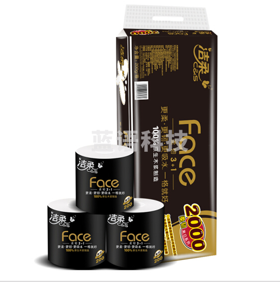 洁柔(C&S)厚卷纸4层200g卫生纸*10卷