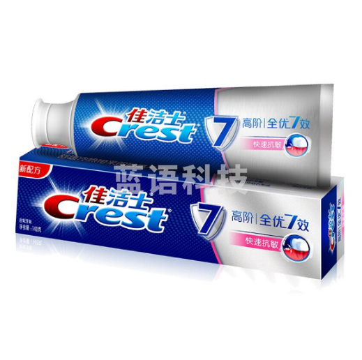 佳洁士 140g高阶优7效 快速抗敏 牙膏(24支/箱)