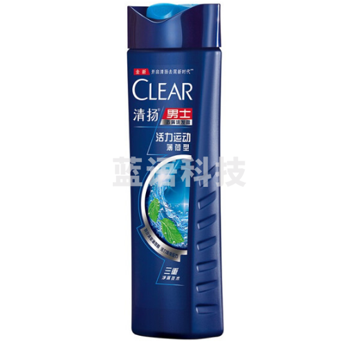 清扬 男士去屑洗发露活力运动薄荷型  400ml （12瓶/箱）