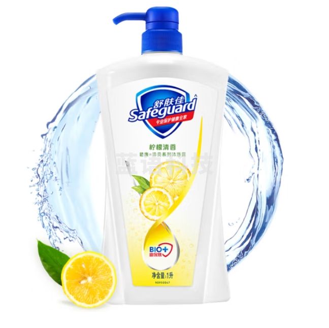 舒肤佳沐浴露1000g清新柠檬滋润保湿沐浴液