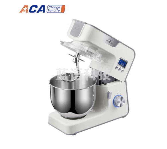 北美电器（ACA）厨师机和面机揉面机料理机家用多功能打蛋器AM-CG108-1（白色）