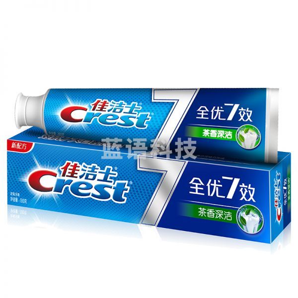 佳洁士 全优七效 茶香深洁牙膏 180g