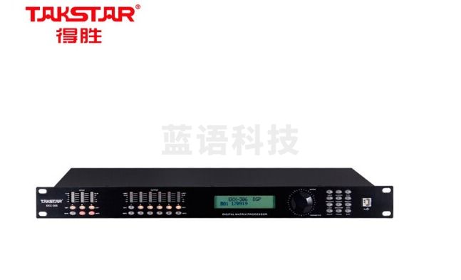 得胜(TAKSTAR)EKX-306 数字音频处理器 3进6出 USB端口控制舞台剧院演出酒吧