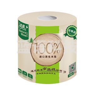 洁柔低白度卫生卷纸 MJ003-01 101*138mm 四层 150g/卷 12卷/提 6提/箱