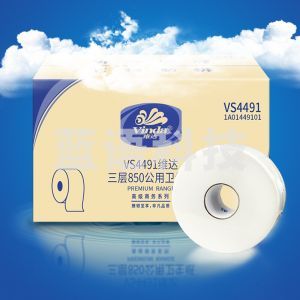 维达 大卷纸 VS4491 112*95MM 3层/节 850克/卷 12卷/箱
