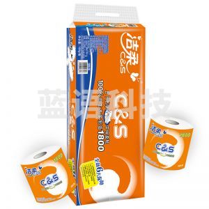 洁柔（C&S）卷纸 活力阳光橙 3层180g卷纸*10卷（上下洁净 中间柔韧）