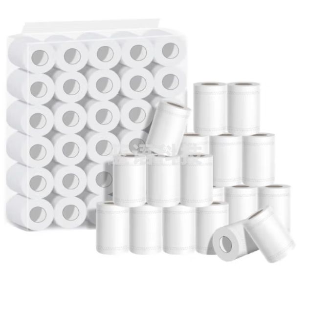 卫生纸卷纸 4层100克 有芯小卷纸厕纸10卷/提 简装 货号；yc