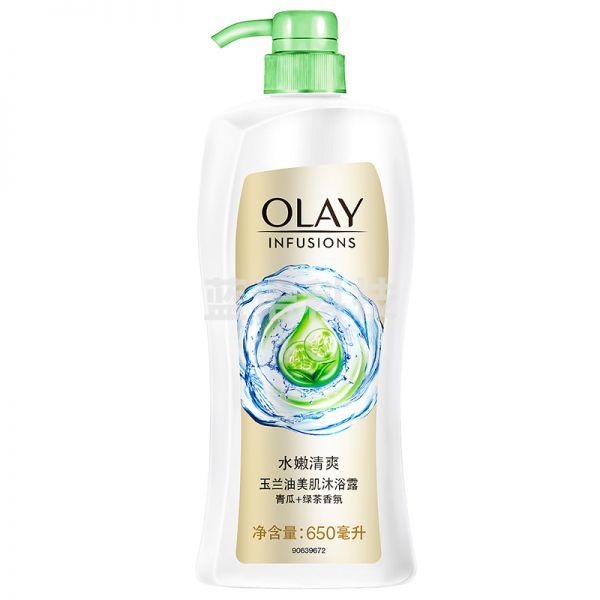 玉兰油美肌清爽沐浴露水嫩清爽 650ml