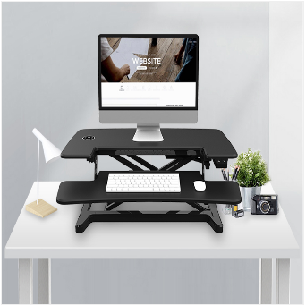 乐歌(Loctek) EM7S站立办公升降台电动升降电脑桌可折叠桌
