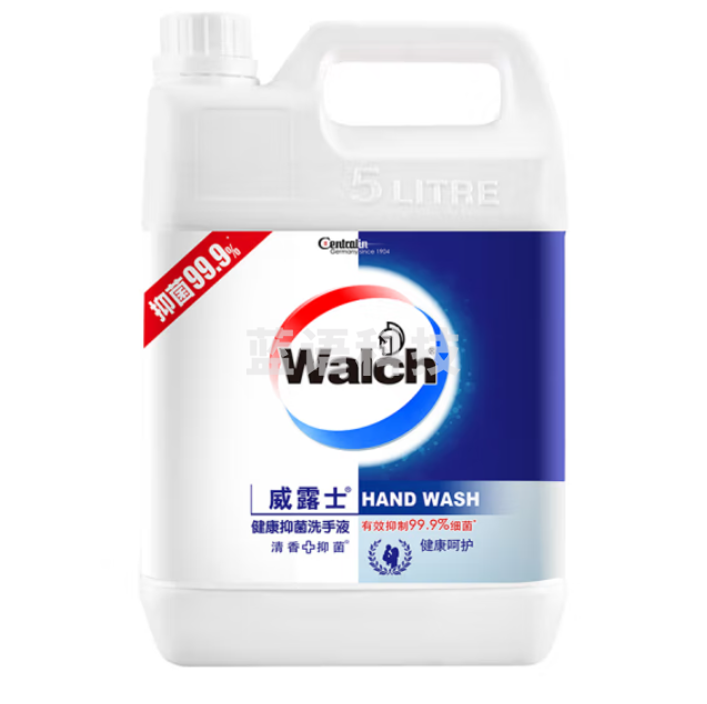 威露士洗手液 泡沫抑菌 5L健康呵护大桶装