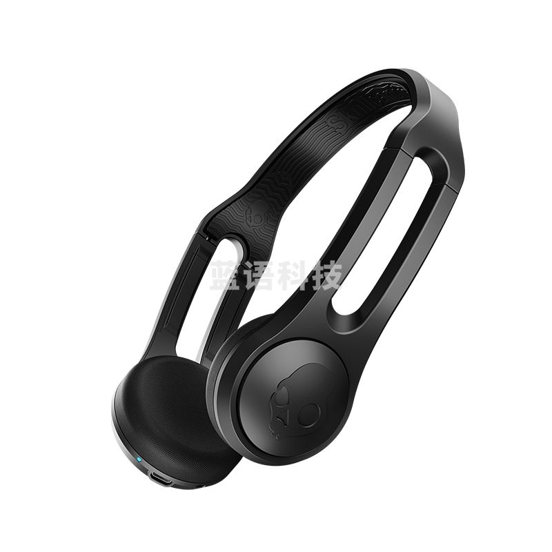 骷髅头 ICON 蓝牙头戴式耳机 黑色