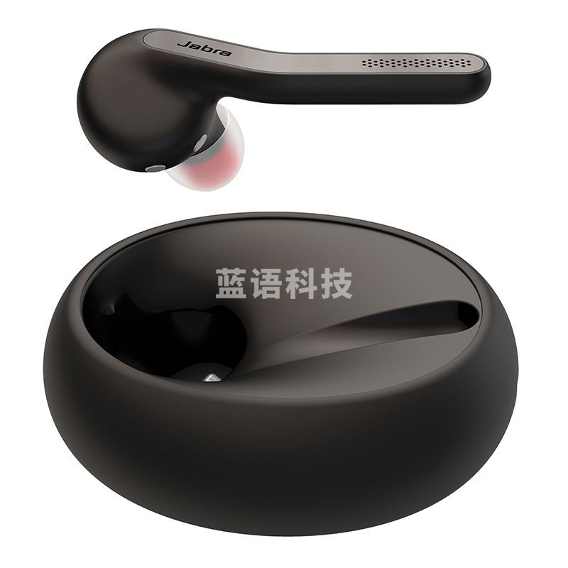 捷波朗（Jabra）Talk 55/拾音55 商务蓝牙耳机单耳专业智能手机耳机挂耳式 触摸按键/带电池盒 通用型 黑色