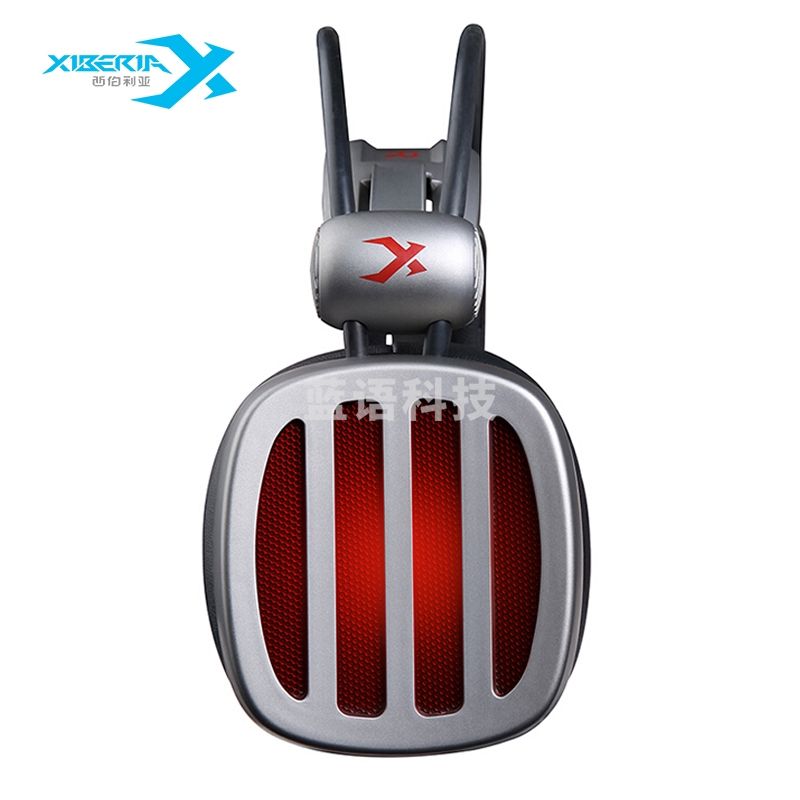 西伯利亚 S21PRO 降噪耳机头戴式 电脑耳机耳麦 3D影院级别声效 铁银灰