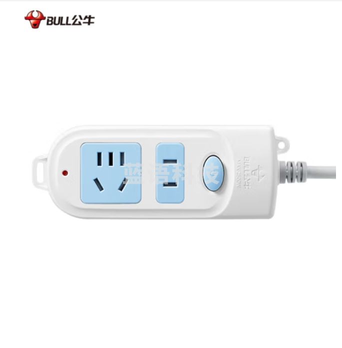 公牛 GN-612 2位总控 3米多位插座  新国标插座/插线板/插排/排插