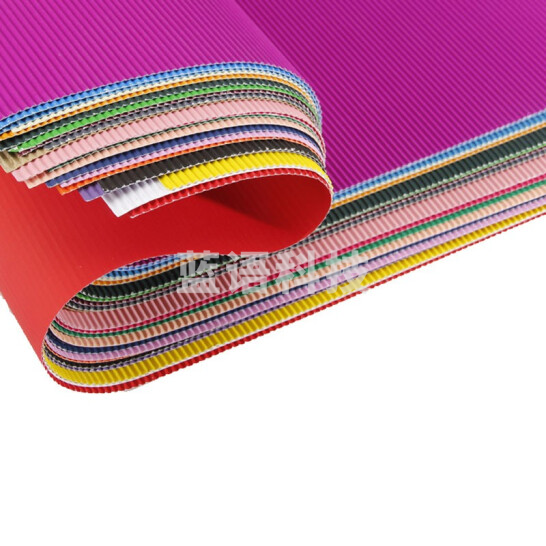 瓦楞纸波浪纸手工材料手工纸50*70CM 10张/组 杂色