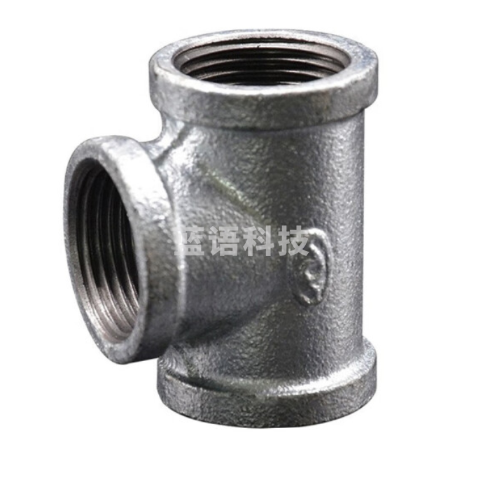 赣玛 DN25 镀锌管件玛钢等径三通1寸内牙三通