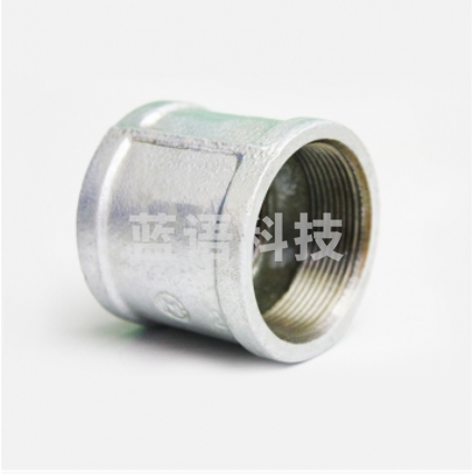 赣玛 玛钢国标管箍DN25内丝直通1寸接头管古