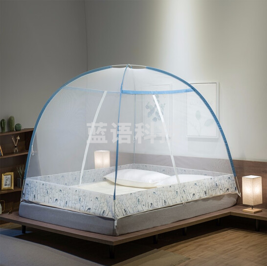 单人蚊帐 蒙古包蚊帐    约120*190*150cm