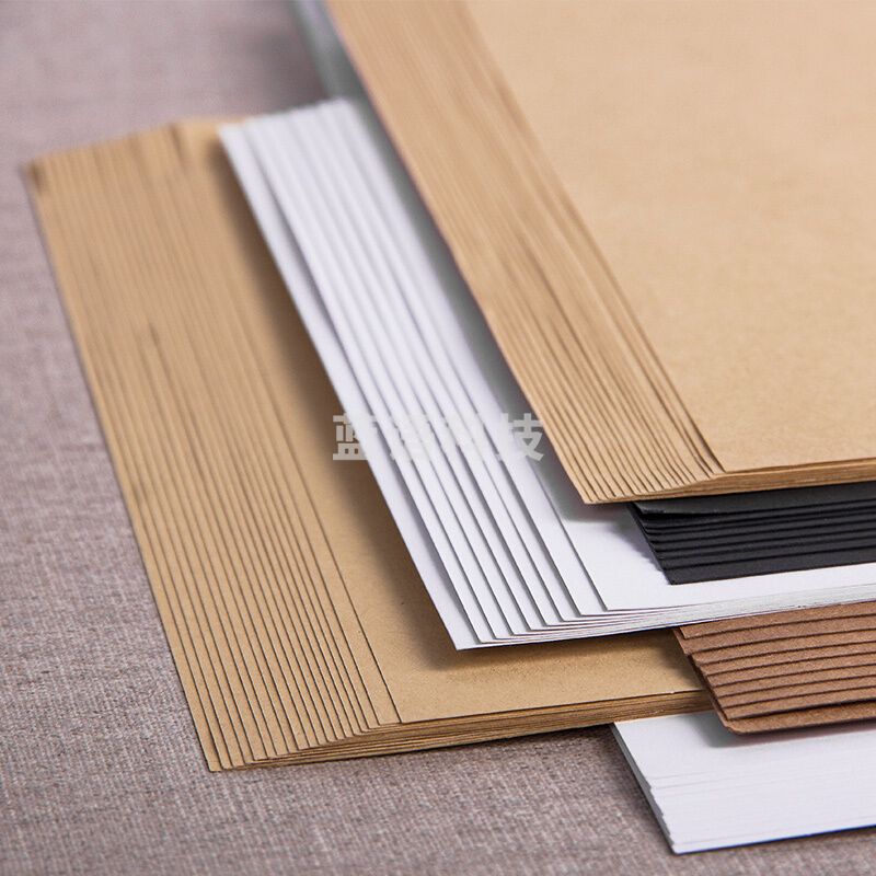 A3 120g 素描绘图DIY手工牛皮卡纸 白色 100张一包（单位：包）