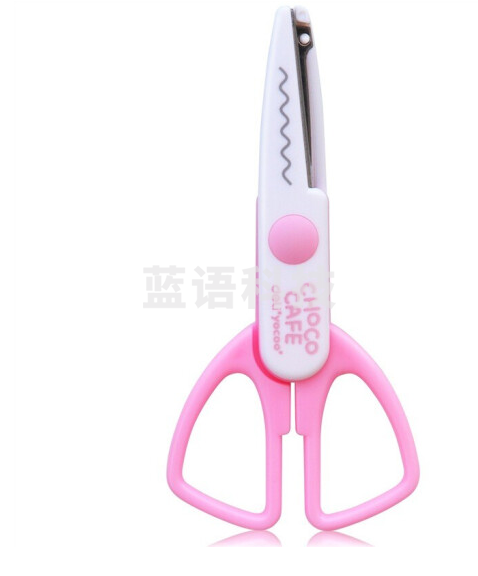 得力 95373 花边剪 136mm (单位:把) 混色