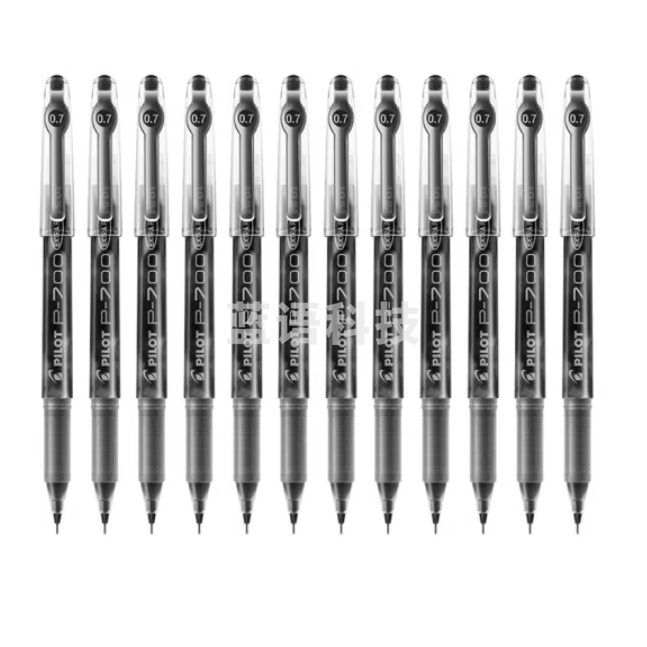 百乐 BL-P70 中性笔0.7mm 签字笔 12支 黑色