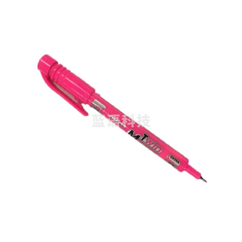 百乐 SCA-TM-P 油性双头万用笔  粉红色 12支/盒 按支销售