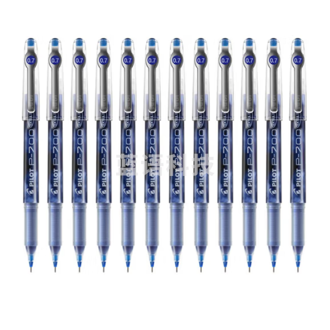 百乐 BL-P70 中性笔0.7mm 签字笔 12支 蓝色