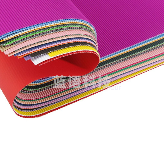 瓦楞纸 手工材料手工纸 50*70CM  50张/包 彩色瓦楞纸