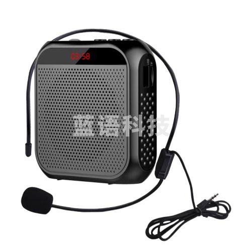 雅兰仕 (EARISE)S19便携式小蜜蜂扩音器教师教学上课讲课专用麦克风导游户外U盘插卡音箱播放器黑色（白色款下单请备注）