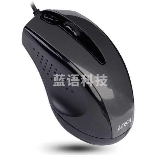 双飞燕（A4TECH) N-500F 鼠标 USB有线鼠标 办公鼠标 便携鼠标 右手鼠标