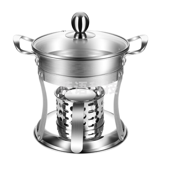 单人火锅 石蜡火锅 不锈钢火锅  小火锅干锅