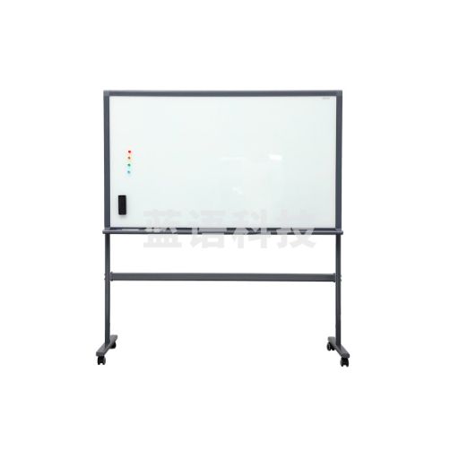 得力（deli）8739 支架式 可移动 钢化玻璃白板 90cm*180cm 强磁性