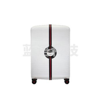 新秀丽（Samsonite）IBON系列全新设计中控开锁拉杆箱飞机轮拉杆箱 KE9 白色 28英寸