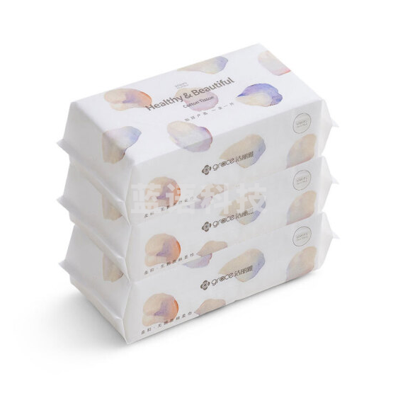 洁丽雅(Grace)  MRJ020-3 一次性棉柔巾 湿纸巾 洁面巾 90抽*3包